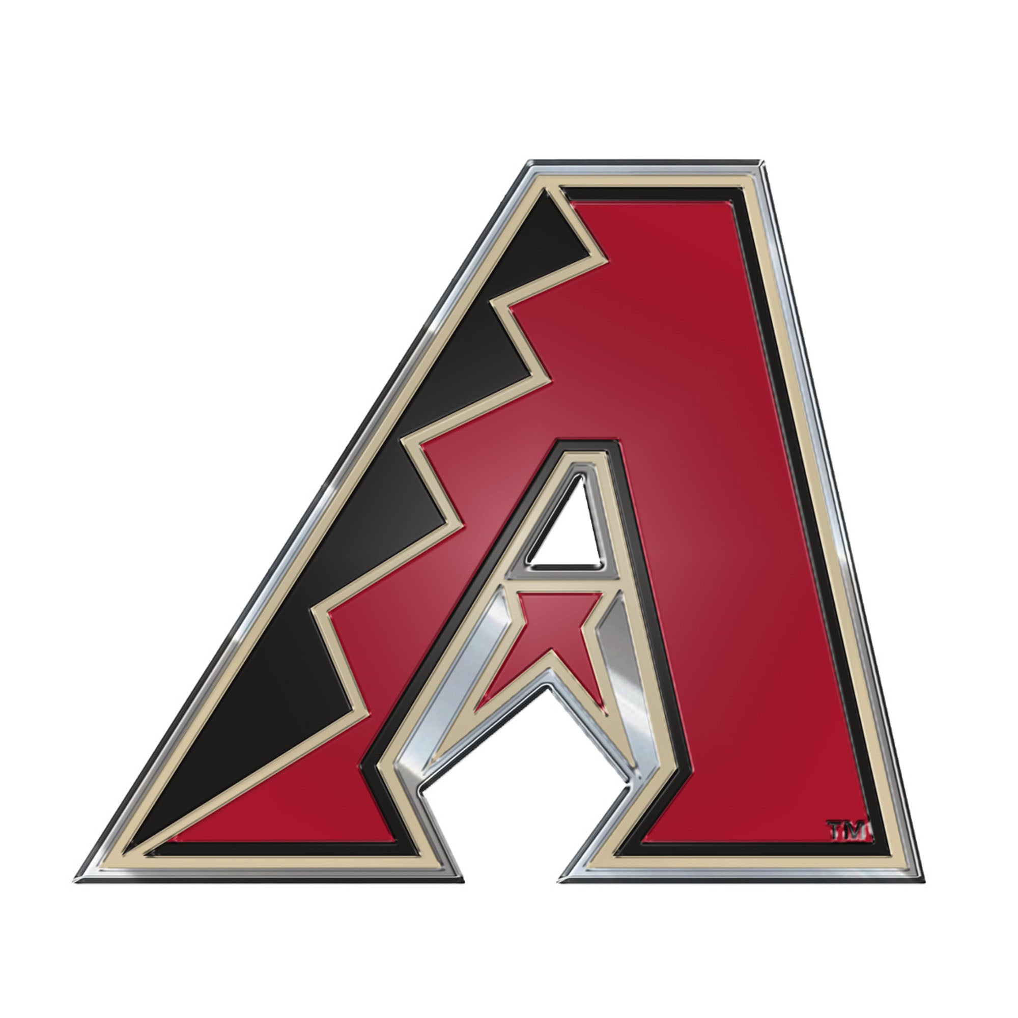 Arizona Diamondbacks Heavy Duty Aluminum Embossed Color Emblem