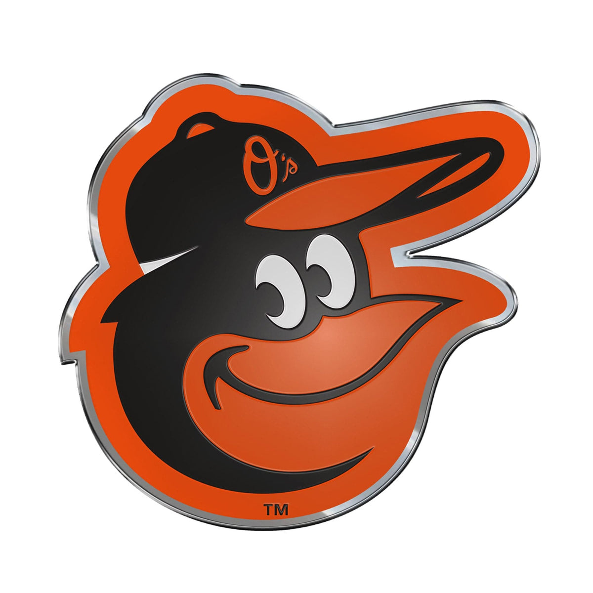 Baltimore Orioles Heavy Duty Aluminum Embossed Color Emblem - Baltimore Orioles