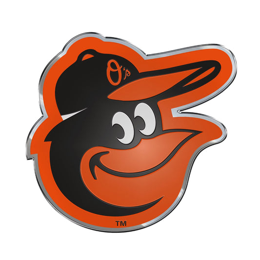 Baltimore Orioles Heavy Duty Aluminum Embossed Color Emblem - Baltimore Orioles