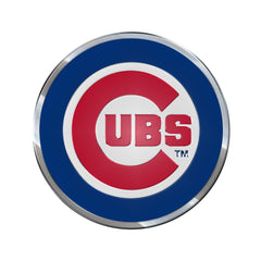 Chicago Cubs Heavy Duty Aluminum Embossed Color Emblem - Chicago Cubs