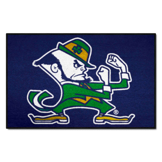 Notre Dame Fighting Irish Starter Mat Accent Rug - 19in. x 30in., Leprechaun