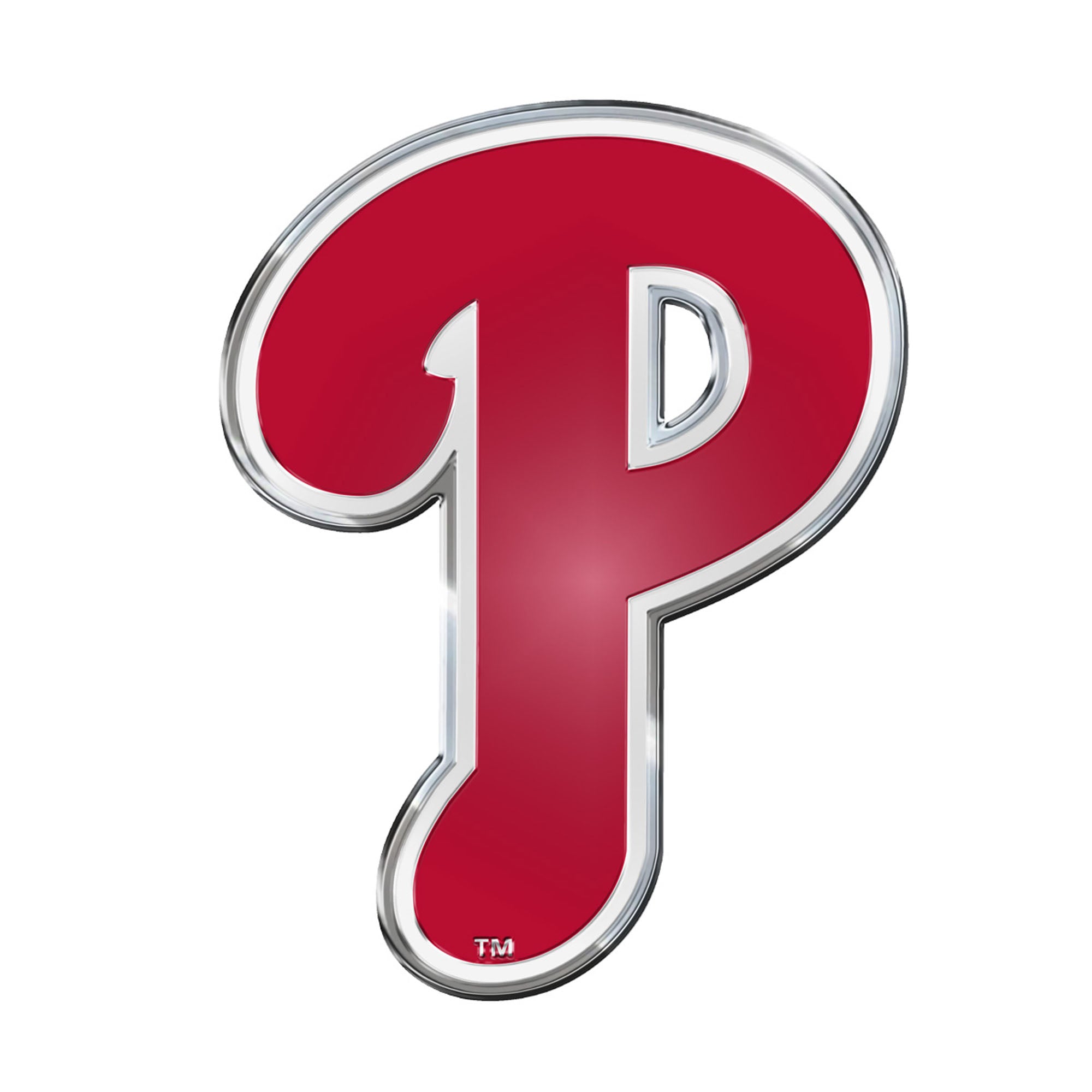 Philadelphia Phillies Heavy Duty Aluminum Embossed Color Emblem