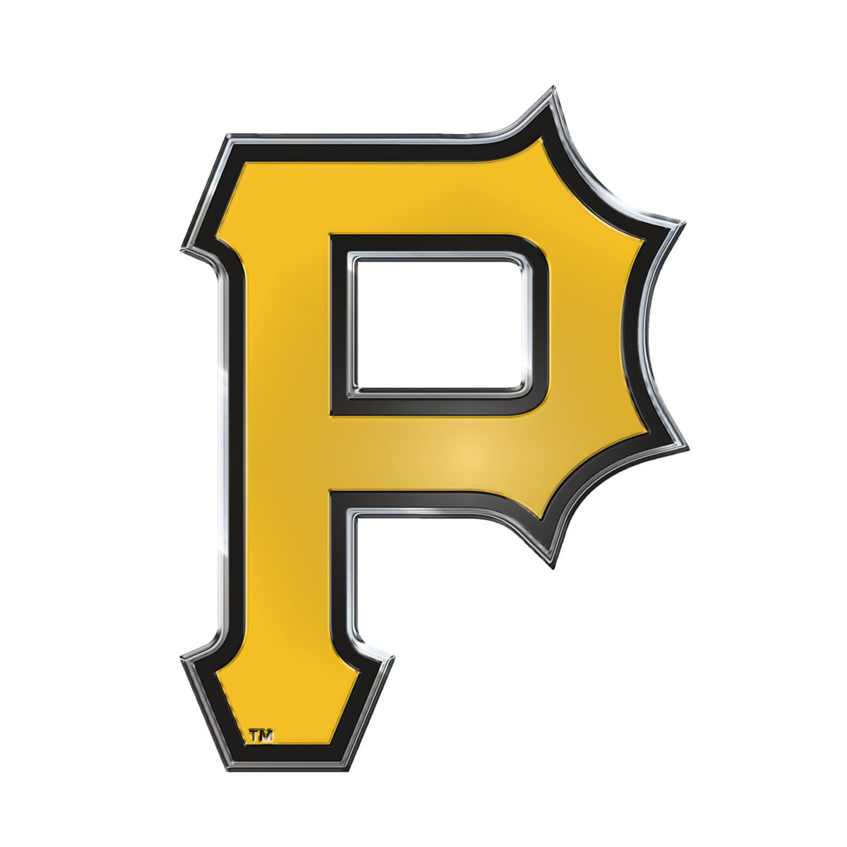 Pittsburgh Pirates Heavy Duty Aluminum Embossed Color Emblem