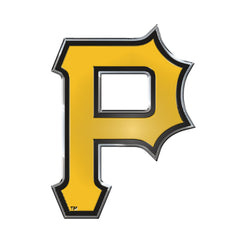 Pittsburgh Pirates Heavy Duty Aluminum Embossed Color Emblem