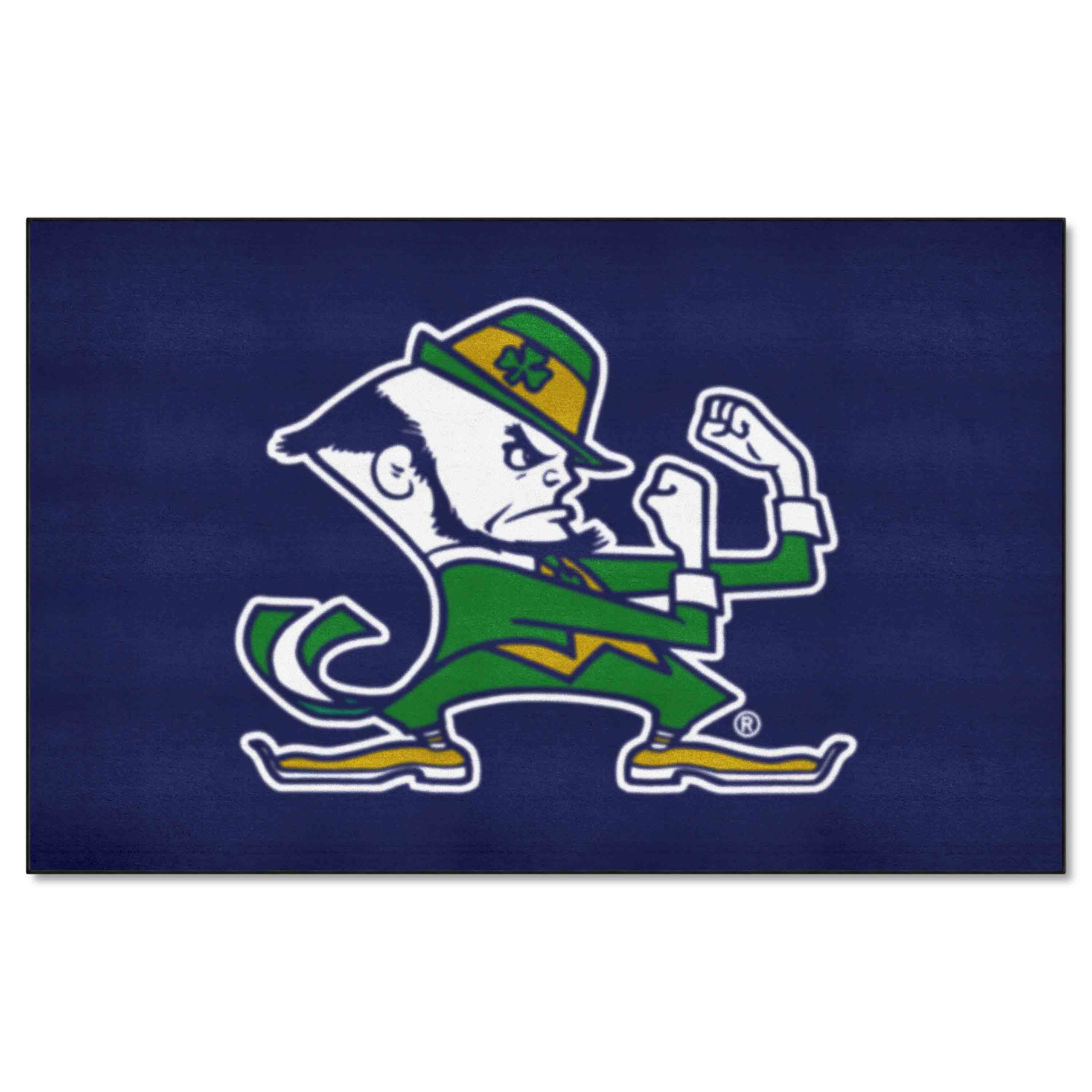 Notre Dame Fighting Irish Ulti-Mat Rug - 5ft. x 8ft., Leprechaun