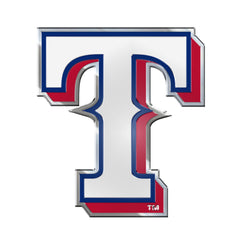 Texas Rangers Heavy Duty Aluminum Embossed Color Emblem