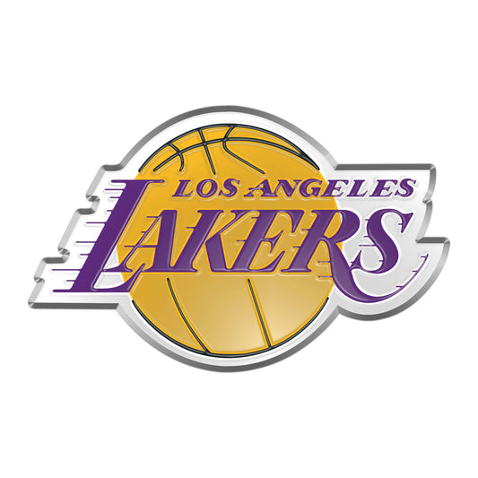 Los Angeles Lakers Heavy Duty Aluminum Embossed Color Emblem