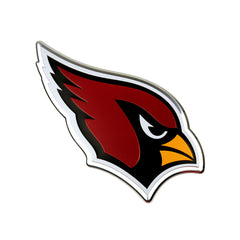 Arizona Cardinals Heavy Duty Aluminum Embossed Color Emblem