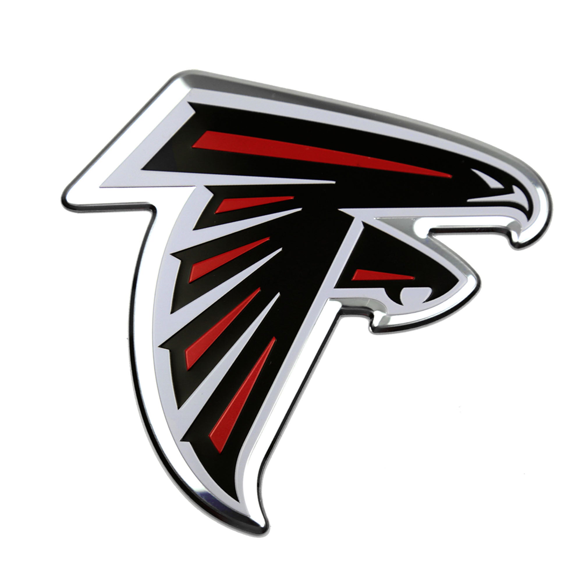 Atlanta Falcons Heavy Duty Aluminum Embossed Color Emblem - Atlanta Falcons