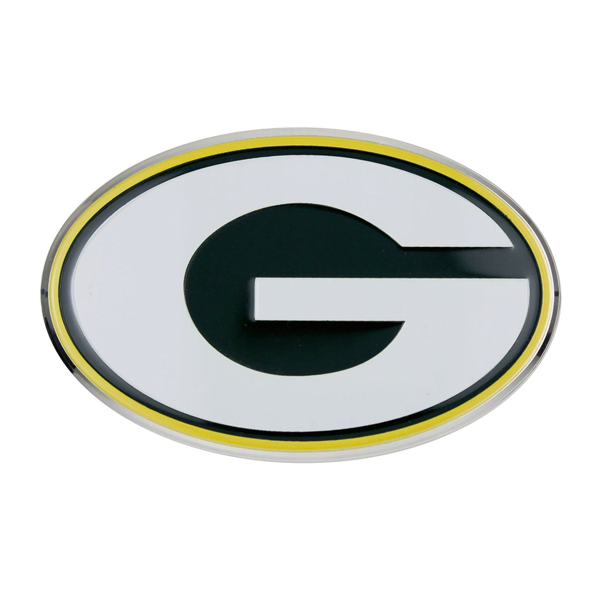 Green Bay Packers Heavy Duty Aluminum Embossed Color Emblem - Green Bay Packers