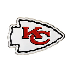 Kansas City Chiefs Heavy Duty Aluminum Embossed Color Emblem