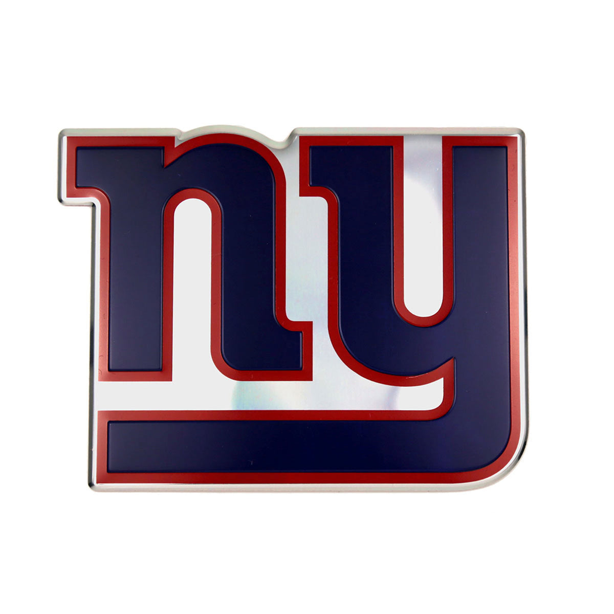 New York Giants Heavy Duty Aluminum Embossed Color Emblem