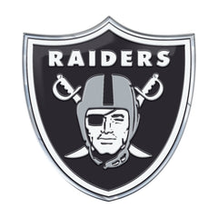 Las Vegas Raiders Heavy Duty Aluminum Embossed Color Emblem