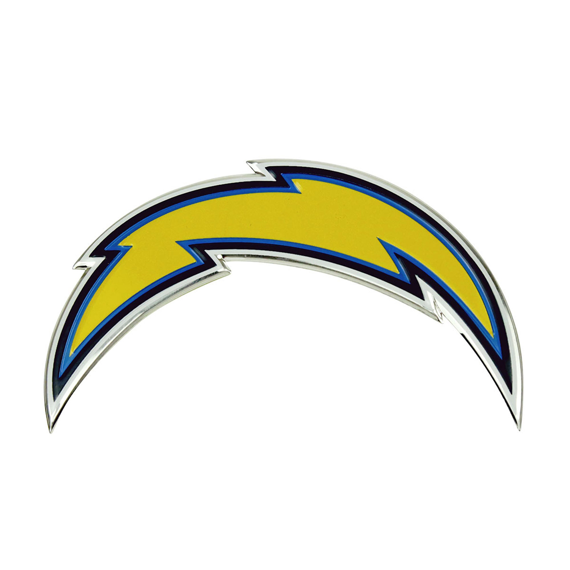 Los Angeles Chargers Heavy Duty Aluminum Embossed Color Emblem