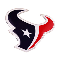 Houston Texans Heavy Duty Aluminum Embossed Color Emblem - Houston Texans