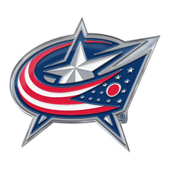 Columbus Blue Jackets Heavy Duty Aluminum Embossed Color Emblem