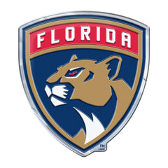 Florida Panthers Heavy Duty Aluminum Embossed Color Emblem - Florida Panthers