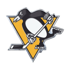 Pittsburgh Penguins Heavy Duty Aluminum Embossed Color Emblem