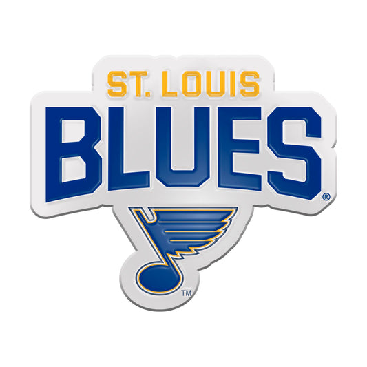 St. Louis Blues Heavy Duty Aluminum Embossed Color Emblem