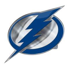 Tampa Bay Lightning Heavy Duty Aluminum Embossed Color Emblem