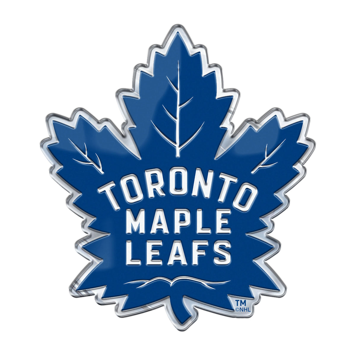 Toronto Maple Leafs Heavy Duty Aluminum Embossed Color Emblem