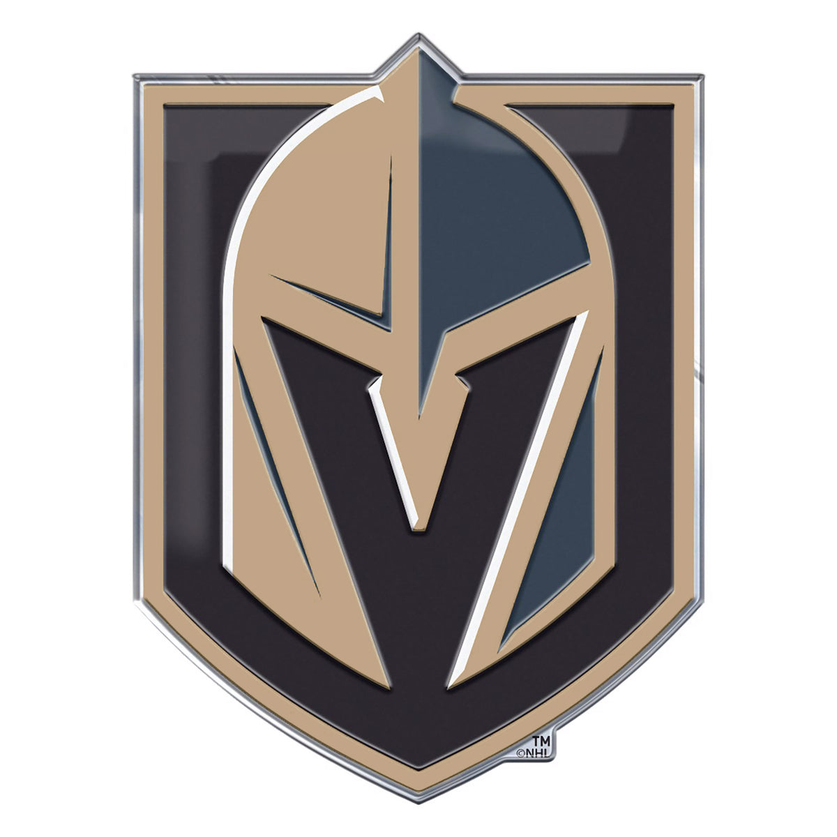 Vegas Golden Knights Heavy Duty Aluminum Embossed Color Emblem