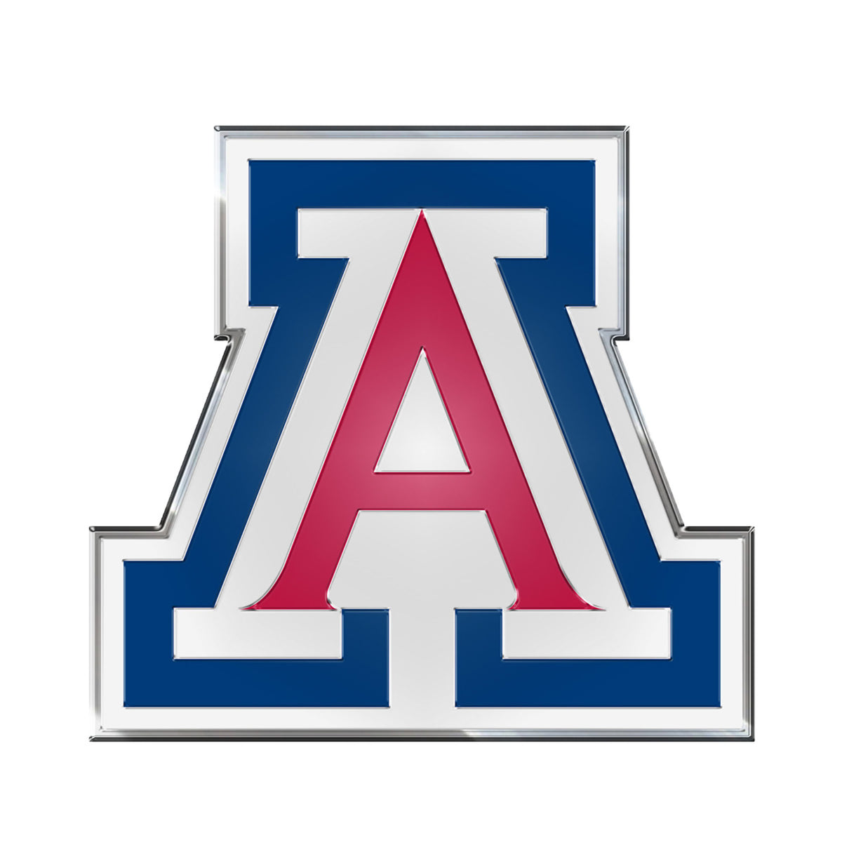 Arizona Wildcats Heavy Duty Aluminum Embossed Color Emblem