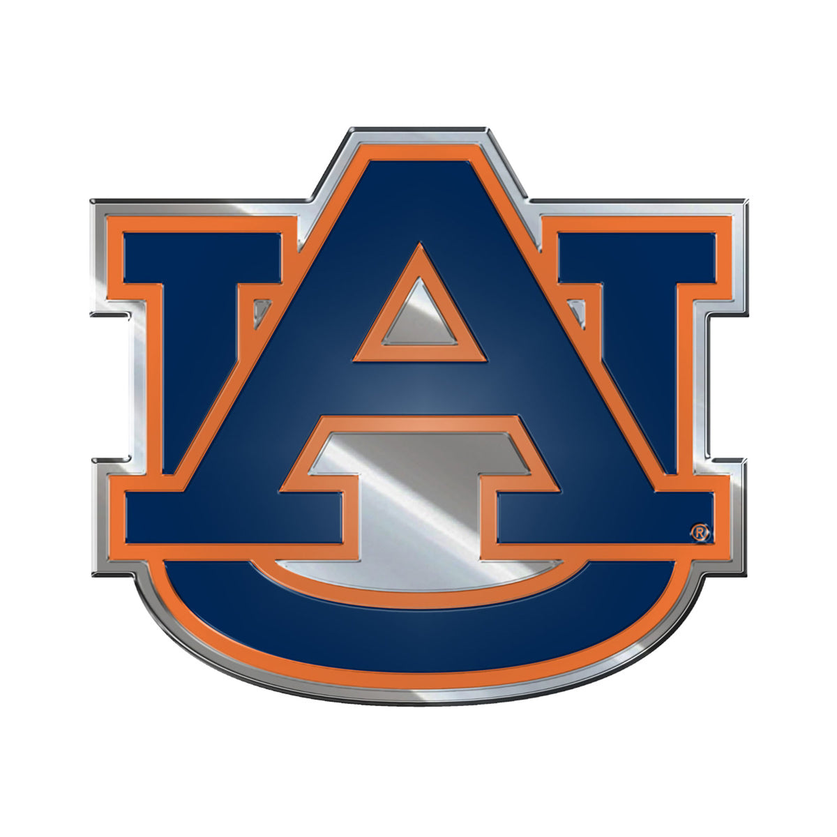 Auburn Tigers Heavy Duty Aluminum Embossed Color Emblem