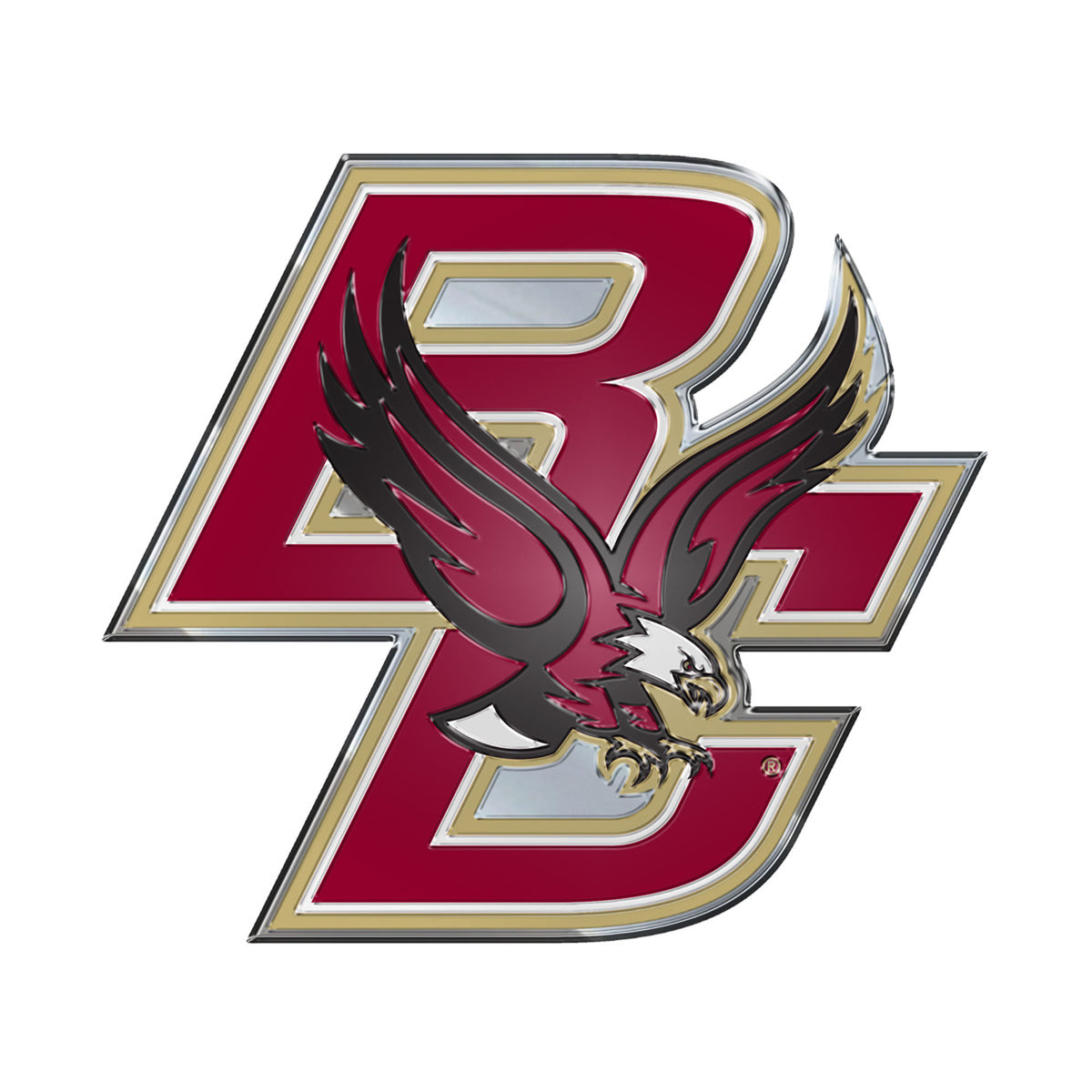 Boston College Eagles Heavy Duty Aluminum Embossed Color Emblem