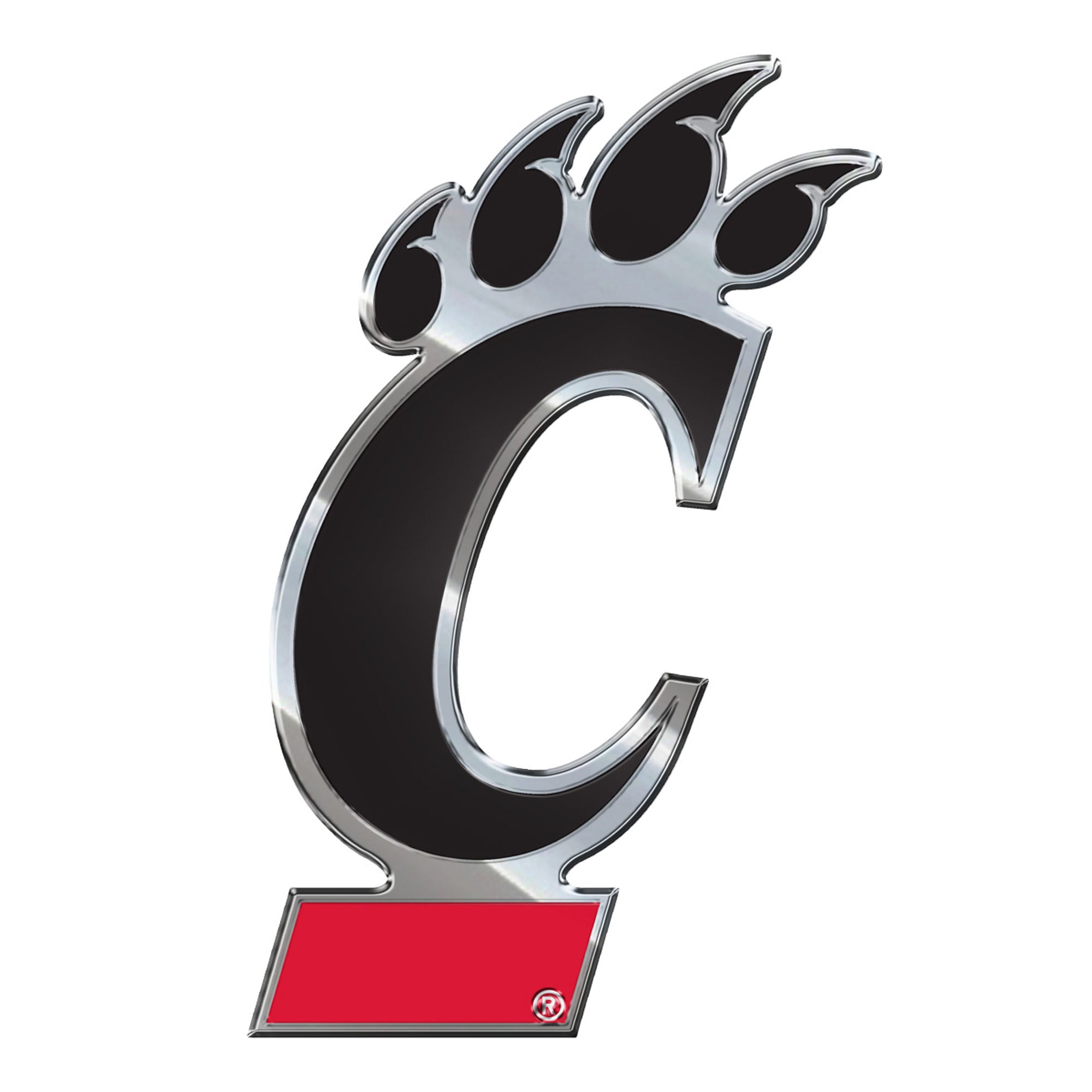 Cincinnati Bearcats Heavy Duty Aluminum Embossed Color Emblem