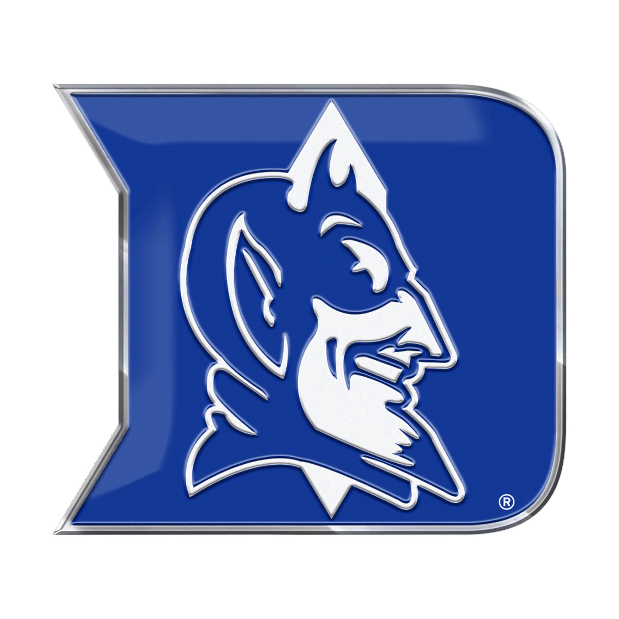 Duke Blue Devils Heavy Duty Aluminum Embossed Color Emblem