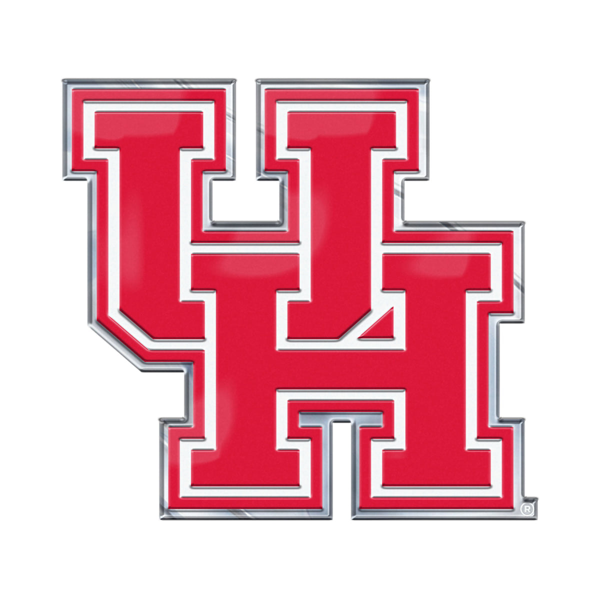 Houston Cougars Heavy Duty Aluminum Embossed Color Emblem