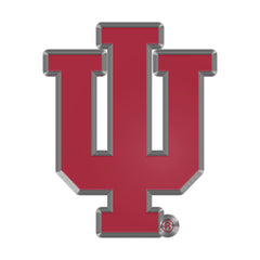 Indiana Hooisers Heavy Duty Aluminum Embossed Color Emblem - Indiana