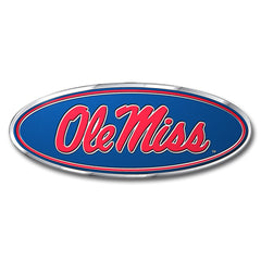 Ole Miss Rebels Heavy Duty Aluminum Embossed Color Emblem