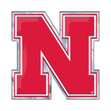 Nebraska Cornhuskers Heavy Duty Aluminum Embossed Color Emblem