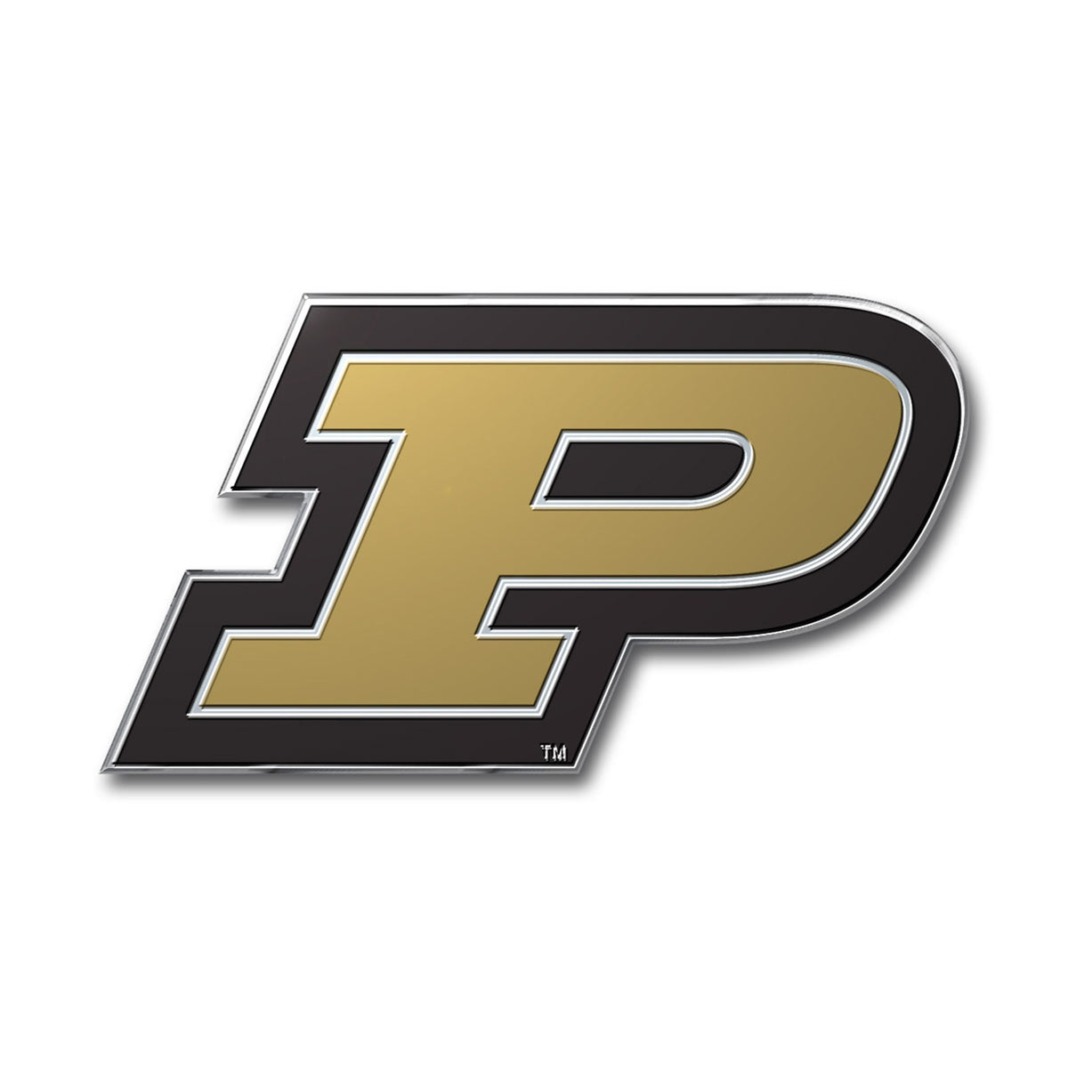 Purdue Boilermakers Heavy Duty Aluminum Embossed Color Emblem