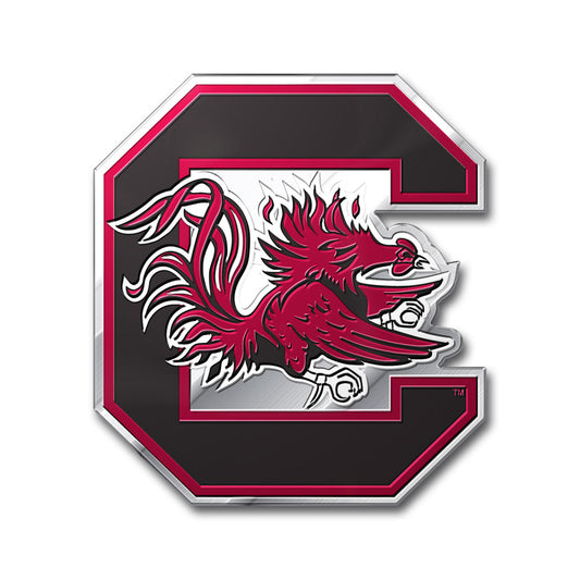 South Carolina Gamecocks Heavy Duty Aluminum Embossed Color Emblem