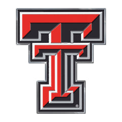 Texas Tech Red Raiders Heavy Duty Aluminum Embossed Color Emblem