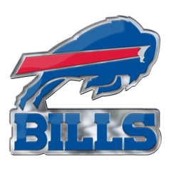 Buffalo Bills Heavy Duty Aluminum Embossed Color Emblem - Alternate - Buffalo Bills