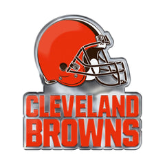 Cleveland Browns Heavy Duty Aluminum Embossed Color Emblem - Alternate - Cleveland Browns