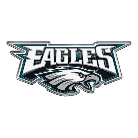 Philadelphia Eagles Heavy Duty Aluminum Embossed Color Emblem - Alternate