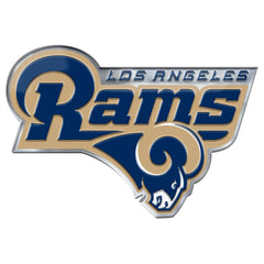 Los Angeles Rams Heavy Duty Aluminum Embossed Color Emblem - Alternate