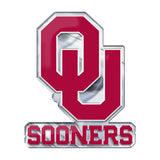 Oklahoma Sooners Heavy Duty Aluminum Embossed Color Emblem - Alternate