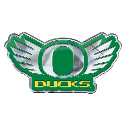 Oregon Ducks Heavy Duty Aluminum Embossed Color Emblem - Alternate