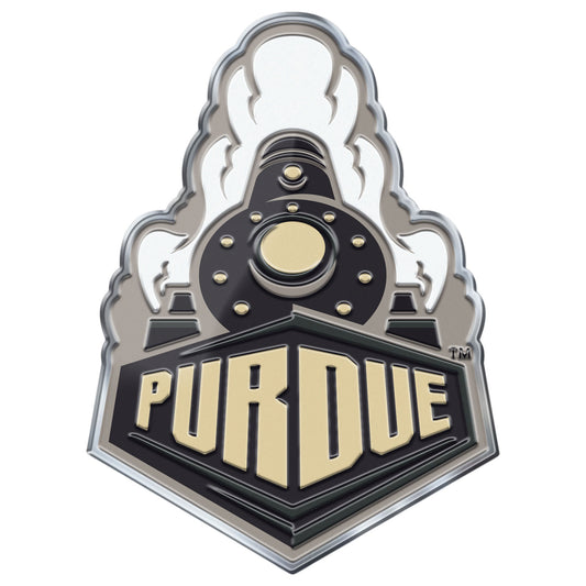 Purdue Boilermakers Heavy Duty Aluminum Embossed Color Emblem - Alternate