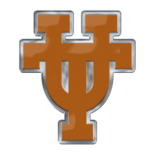 Texas Longhorns Heavy Duty Aluminum Embossed Color Emblem - Alternate