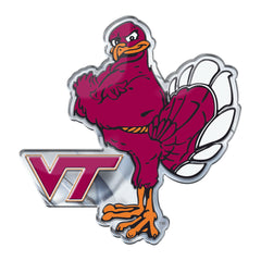 Virginia Tech Hokies Heavy Duty Aluminum Embossed Color Emblem - Alternate