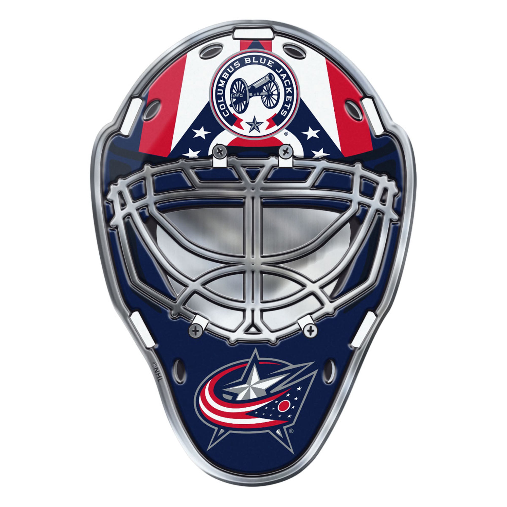 Columbus Blue Jackets Heavy Duty Aluminium Helmet Emblem