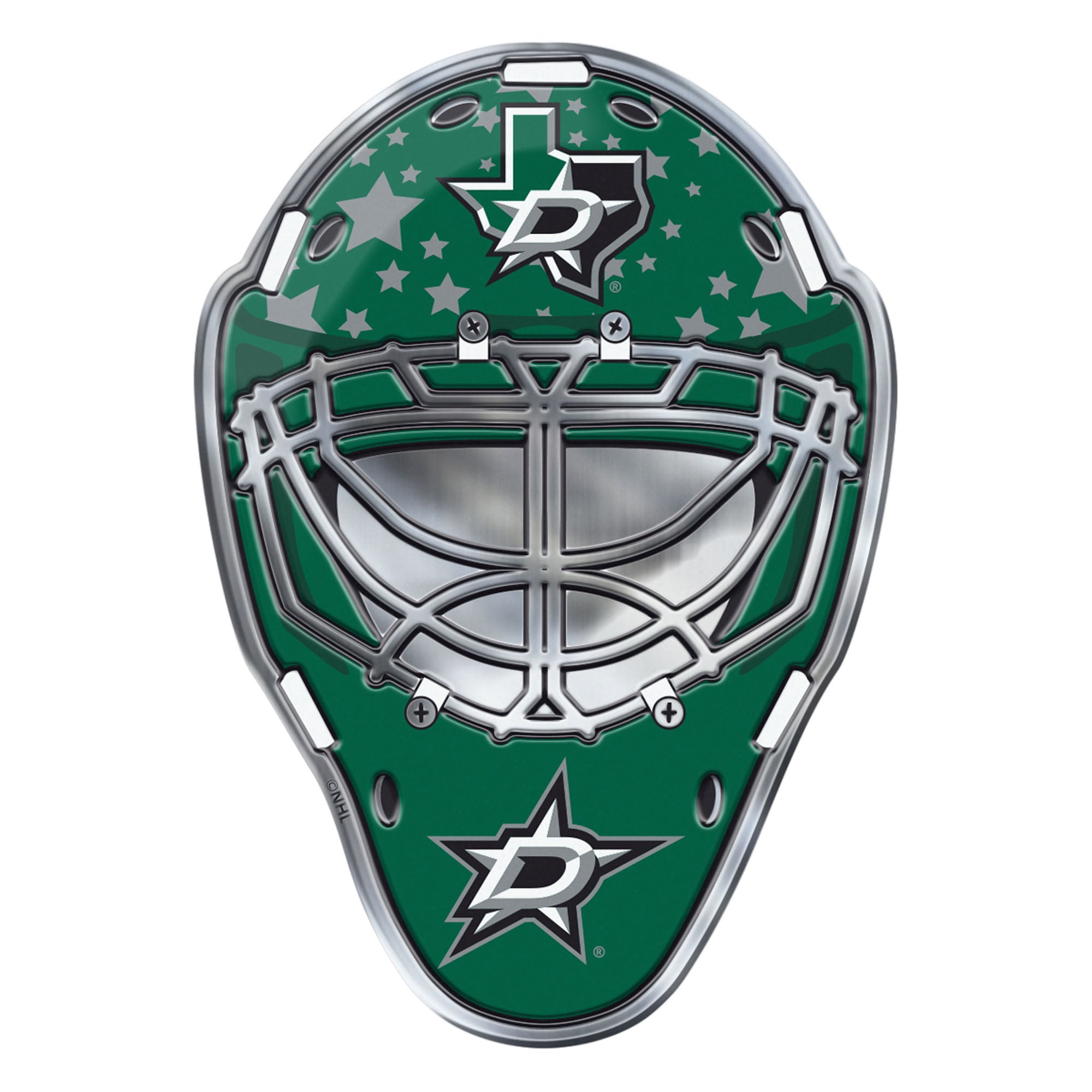 Dallas Stars Heavy Duty Aluminium Helmet Emblem - Dallas Stars