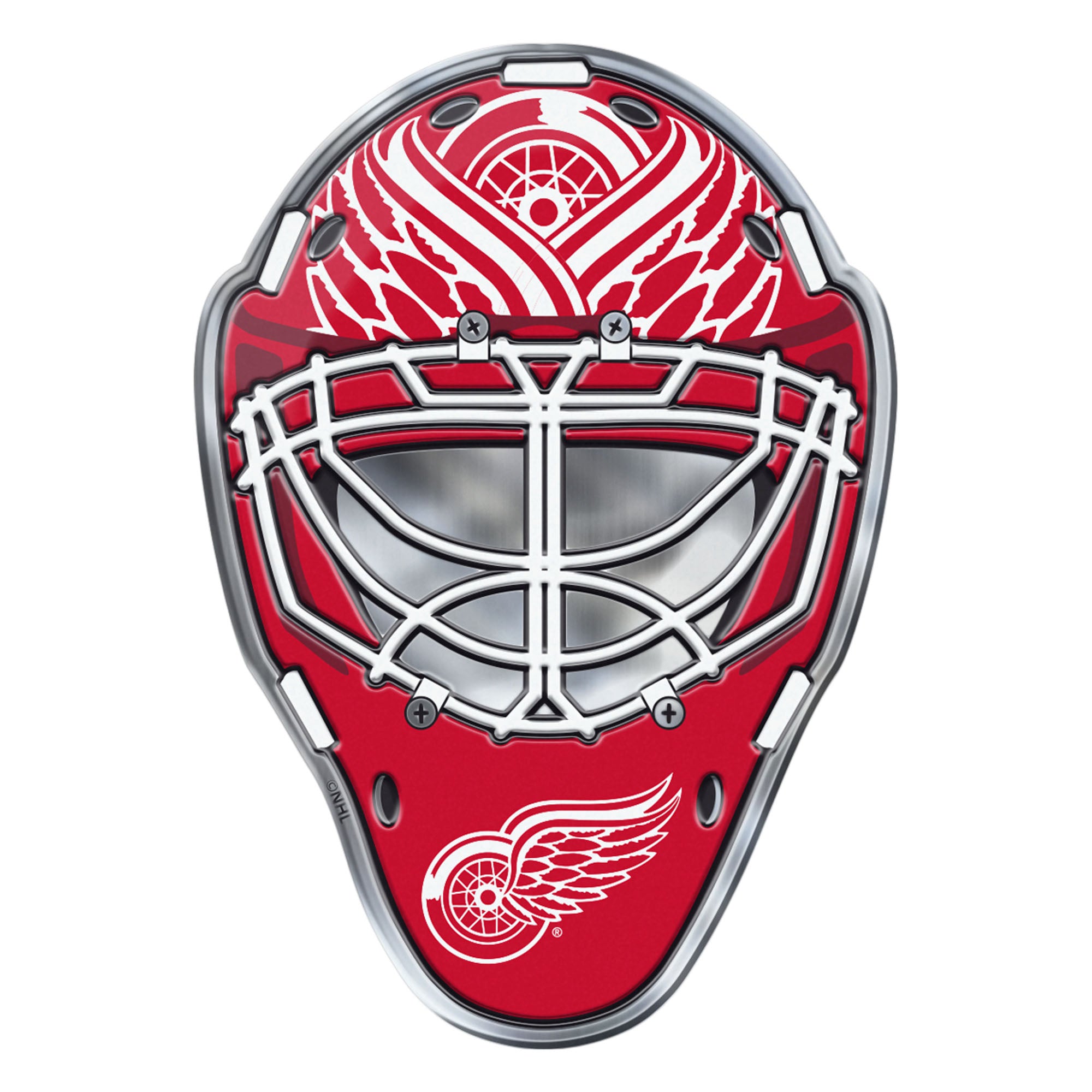 Detroit Red Wings Heavy Duty Aluminium Helmet Emblem